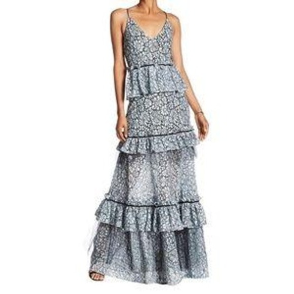 ZAC Zac Posen Dresses & Skirts - NWT ZAC Zac Posen Brianna Lace Tiered Ruffle Tulle Dress Size 4